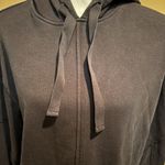 Sweaty Betty Black Relaxed Fit Hoodie Women's Size 6 Split Hem Oversized Photo 6