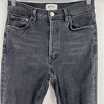 AGOLDE  Nico High Rise Slim Button Fly Jeans‎ Black Stretch A093D Women’s Size 27 Photo 3
