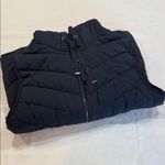 Ralph Lauren Lauren  Navy Quilted Puffer Vest Hooded Zip Front RLL Logo Size Med. Photo 9