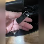 Coach  Tan + Black Small Arm Purse Handbag Vintage Desinger Canvas + Leather 7417 Photo 9