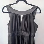 David's Bridal DAVID’S BRIDAL Black Knee Length Keyhole Bridal Bridesmaid Dress 10 Photo 1