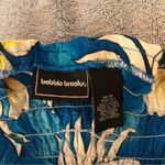 Bobbie & Brooks Bobbie Brooks Blue White Hawaiian Floral Summer Beach Cami Tank Top Size Medium Photo 4