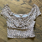 Lottie Moss  Leopard Print Crop Top Photo 0