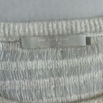 One Grey Day Revolve Top Women's Ivory Loose Knit Long Sleeve Sweater Small White Photo 5
