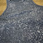 Lululemon  Blue Speckled Cropped High Neck Tank Top Photo 1