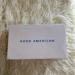 Good American  Denim Thong Mule Sandal Size 9 Photo 2