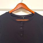 Black short sleeve thermal crop top Size M Photo 1