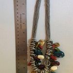 Ny Collection Chunky multi chain with colorful stones necklace NY Photo 4