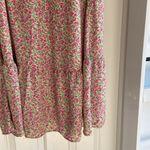 Floral halter neck dress. S Pink Photo 3
