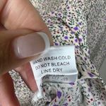 Heyson New Tags Smocked Boho Babydoll‎ Long Sleeve Top Floral Blouse Size Medium Pink Photo 7