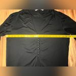 ZARA Black Front Knot Buttoned Top Smocking on wrists Size M Photo 7