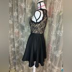 Francesca's Collections Alya Black Lace Cocktail Dress Photo 6