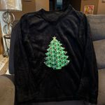Just Love  Black Jacket with Festive Tree Design Photo 1