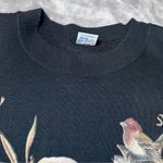 Jerzees Vintage Fall Graphic Sweatshirt Womens 3X Black Autumn Harvest Pumpkin Birds Photo 5