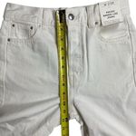 Madewell NWT  Women's Tall Pieced Barrel-Leg Jeans Size 23 Tall Tile White Photo 7