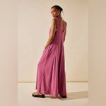 FP Beach Free People Beach Alice Shoulder Tie Wide Leg One Piece‎ Jumpsuit Size Small NWT Photo 1