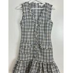 Likely Franco Ruffled Hem Mini Dress in Grey Multi Size US 2 Photo 4