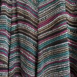 Midi Skirt Plus Size Chevron XL 16/18 Stretch Multicolor Boho Retro Casual Comfy Black Photo 7