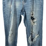 Abercrombie & Fitch  Boyfriend Straight Jeans Distressed Blue 8R Photo 4