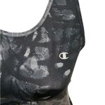 Champion  Women's Black and Gray Patterned Tank Top Excellent Condition Photo 4