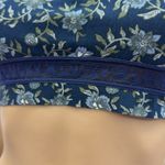 Lucky Brand  Blue Floral Pullover Lounge Bra Not Padded Womens Large Photo 2