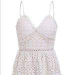 ✨HP✨Lace White and Nude Crochet Lace Mini Dress✨ White Size undefined Photo 3