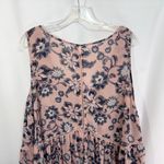 Torrid  Plus Size 3X Top Pink Floral Lace-Up Chiffon Tank Swing Oversized‎ 993 Photo 9