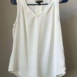 Banana Republic creamy office wear satin sleeveless blouse size small Photo 0