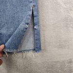 Mih Jeans Womens 29 Daily Jean High Rise Straight Split Raw Hem Stretch Denim Photo 4
