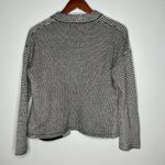 Madewell Cocoon Cardigan XS Extra Small Black White Knit Tweed Open Jacket Women Photo 3