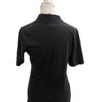 Pact  Linen Blend Collared Split Neck T-Shirt Dress Classic Black size XS Photo 4