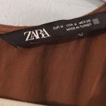 ZARA  Bronze Jumpsuit Size Medium Photo 3
