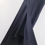 BCBGMAXAZRIA  Satin High Low Black Avery Dress Photo 7