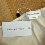 Lovers + Friends  Maxi Skirt Satin Size S Cream Photo 2