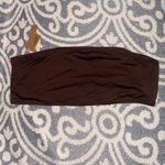 SKIMS  Size Large Swim Bandeau Bikini Top Cocoa  NWT Missing Strap Photo 6