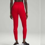 Lululemon Fast Free HR Tight 25” Size 2 red Nulux Rare Pockets Photo 1