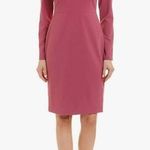 Betsey Johnson Long Sleeve Scuba Crepe Midi Dress Photo 0