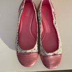 Coach  Poppy White & Pink Ballet Flats Photo 1