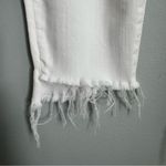 MOTHER Denim Stunner Zip Ankle Step Fray Jeans in Little Miss Innocent Rinse 27 White Photo 11