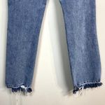 Free People We the  Jeans Womens 25 Blue‎ Distressed Cropped Button Fly Stretch Photo 6