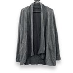 Athleta Pranayama Restore Rib Wrap Long Sleeve Cardigan in Charcoal Grey Sz M Photo 2