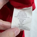 Lila Rose Lily Rose Red Ribbed 3/4 Puff Sleeve Bodycon Dress Photo 5