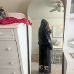 Edikted  Black Pants with Pink Bow Details Photo 3