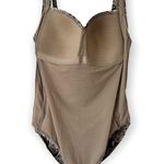 Bond Eye Australia Snakeskin Print One Piece Swimsuit Brown Size 8 Photo 6