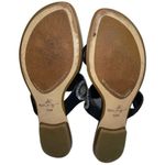 SE Boutique Women’s Size 8.5 Black Beaded Thong Flat Flip Flop Sandals Photo 3