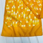 Vintage Orange Yellow Bright Long Scarf ? 70s Photo 2