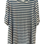 89th and Madison Like New -  Striped Top - Black. Photo 0