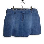 REWASH Blue  belted denim mini skirt Photo 1