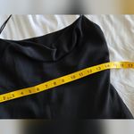 Vintage Michaelangelo Black Cowl Y2k Gothic Wimsigoth Vamp Dress Size 8 Photo 12