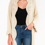 Lacy Afternoon‎ Cardigan Size L Floral Tapestry Duster Lace Boho Cottagecore Size L Photo 0